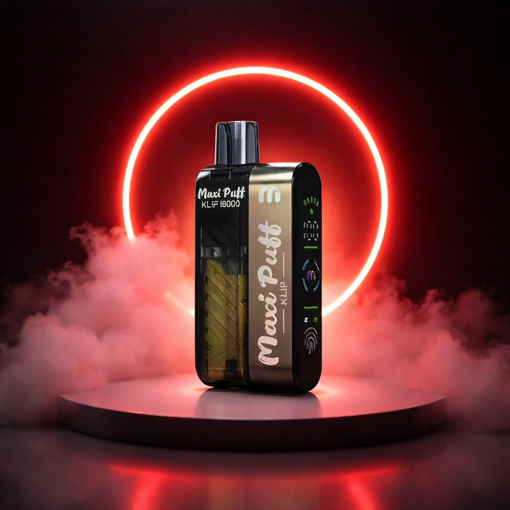 Maxi Puff Klip 18K Espana Vaper Desechable Vanilla Classic 18000 Caladas caladas vapers desechables vaper desechable vaper con nicotina cigarrillos electrónicos muchas caladas sabores vaper puff cigarrillos electrónicos desechables